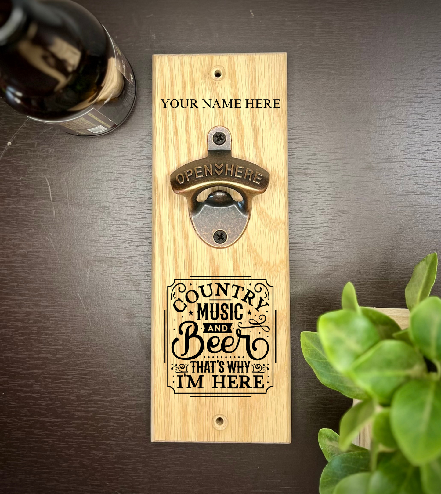 Personalized Bottle Opener With Saying